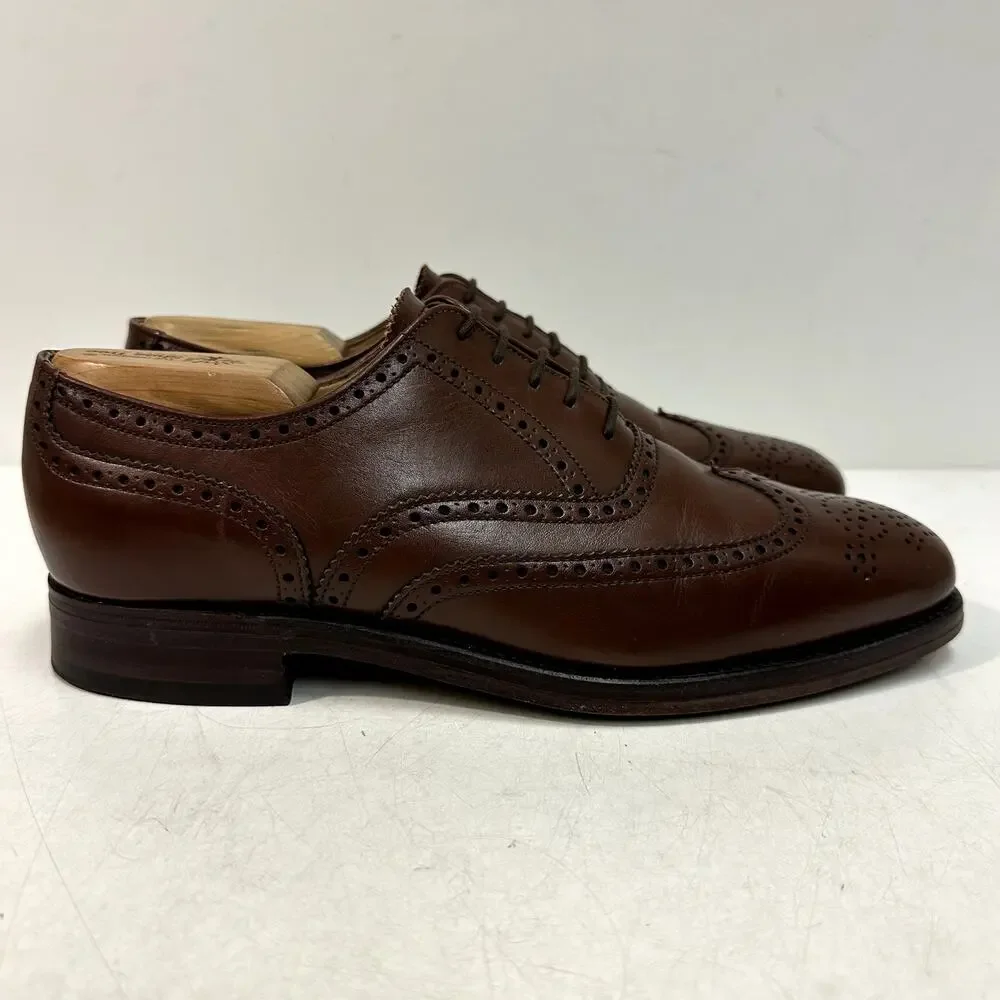 NEW HEELS Alfred Sargent x Polo Ralph Lauren Oxford Bal Wingtip England 8.5 D